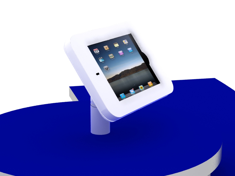 MOD-1329 Rotating iPad Counter Mount (White)